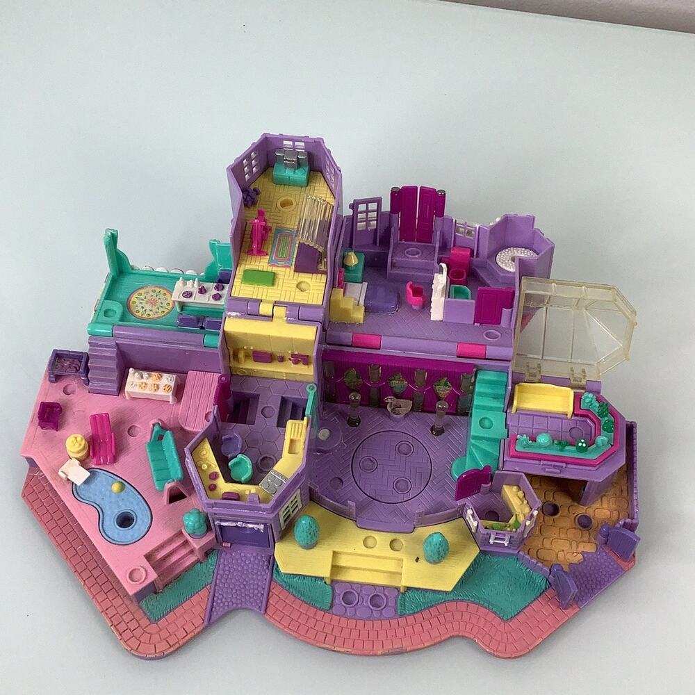 Village Polly Pockets light up magical mansion 1994 building only * - Picture 2 of 12
